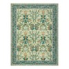 2x6 FT Modern Washable Area Rug, Floral Throw Carpet with Non Slip Backing, Low Pile Stain Resistant Floor Cover for Living Room, Beige - 2 of 4