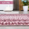 Acekool 9x12 Washable Area Rug, Modern Printed Braided Look, Non-Slip, Stain Resistant Large Brown Carpet for Bedroom, Living Room, Dining Room - 4 of 4
