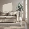 Artificial Eucalyptus Tree - Fake Silver Dollar Leaves, Realistic Eucalyptus Foliage, Silk Eucalyptus Plant, Decorative Indoor Plant - 4 of 4
