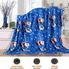 Comfort Flannel Blanket Super Soft Christmas Prints Throw Blanket Christmas Gift. - 3 of 4