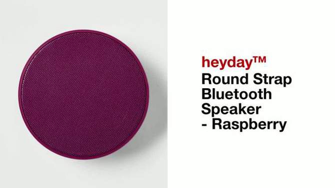 Round Strap Bluetooth Speaker - heyday™, 6 of 7, play video