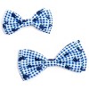 The Worthy Dog Gingham Whales Bow Tie Accessory - 3 of 3