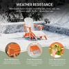 WestinTrends All-Weather Outdoor Patio Poly Adirondack Ottoman Footrest - 3 of 4