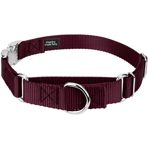 Country Brook Petz Burgundy Heavyduty Nylon Martingale With Premium Buckle 3 4 Inch Small Target