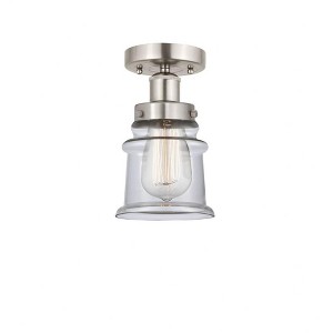 Canton - 1 Light Semi-Flush Mount In Industrial Style-9.25 Inches Tall and 5.25 Inches Wide - 1 of 1