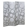 NicBex 4-Panel Room Divider for Home, Divider for Room Separation, Modern Folding Fabric Privacy Screen with Circle Pattern for Home & Office - 2 of 4