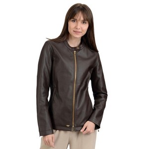 Nine West Women's Racer Jacket NWDO2143US - 1 of 4