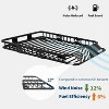 Universal Roof Rack Basket, 200 Lbs Capacity Rooftop Cargo Carrier Basket with Waterproof Luggage Bag, for Suvs, Trucks, Vehicles - 4 of 4