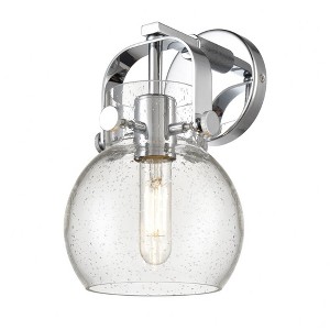 Pilaster II Sphere - 1 Light Wall Sconce In Industrial Style-9.75 Inches Tall and 6.5 Inches Wide - 1 of 1