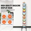 VEVOR Greeting Cards Display Rack, 32 Pockets Rotating Postcard Brochure Display Stand, 360° Spinning Card Display Rack with Sign Holder - 3 of 4
