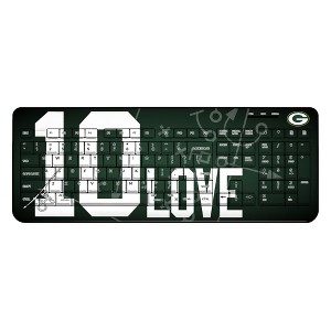NFL Green Bay Packers Players Game Tactic Wireless USB Keyboard - 1 of 4