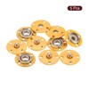 Unique Bargains Alloy Invisible Durable High Hardness Buckle Fasteners Press Studs Buttons 5 Pcs - 3 of 4
