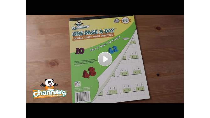 Channie&#39;s One Page A Day Double Digit Addition &#38; Subtraction, 2 of 7, play video