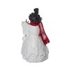 Transpac Resin 9.5 in. White Christmas Snowman Family Figurine - 3 of 4