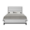 NicBex Full/Queen/King Modern Platform Bed Frame with Headboard and Footboard,Solid Wood Slats Support,No Box Spring Needed,Easy Assembly,Gray/White - 4 of 4