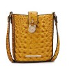 MKF Collection Avery Women’s Croc-Embossed Vegan Leather Crossbody Versatile Bag by Mia K - 2 of 4