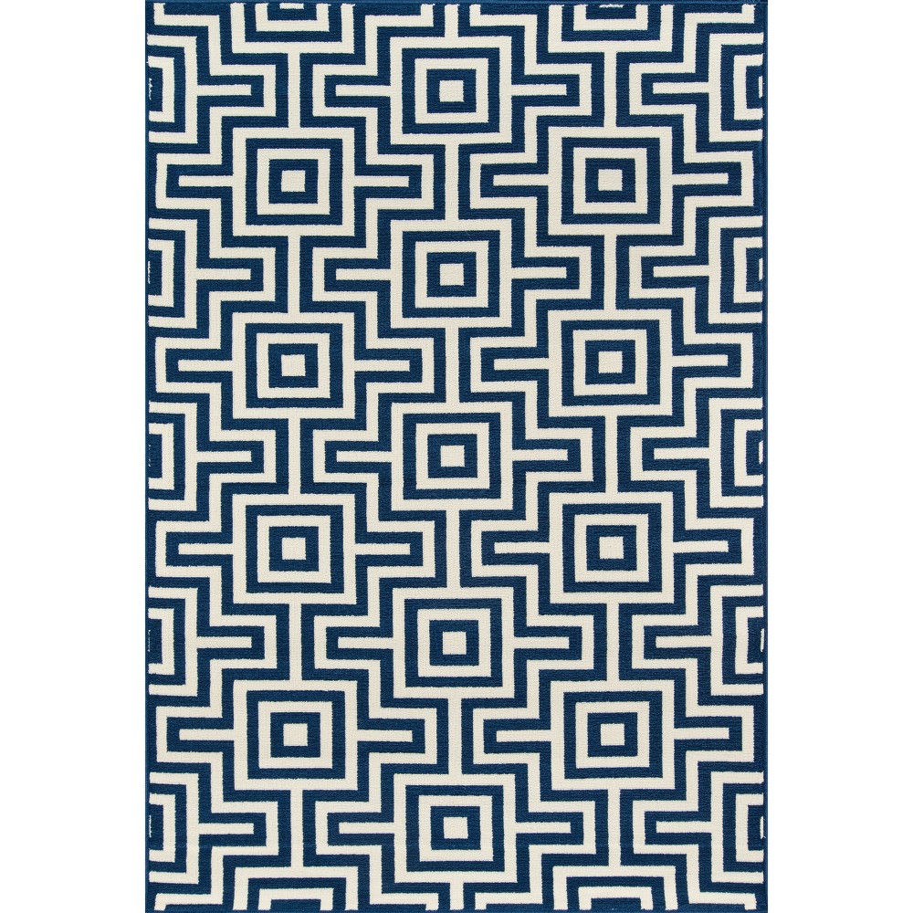 5'X8' Solid Area Rug Navy - Momeni