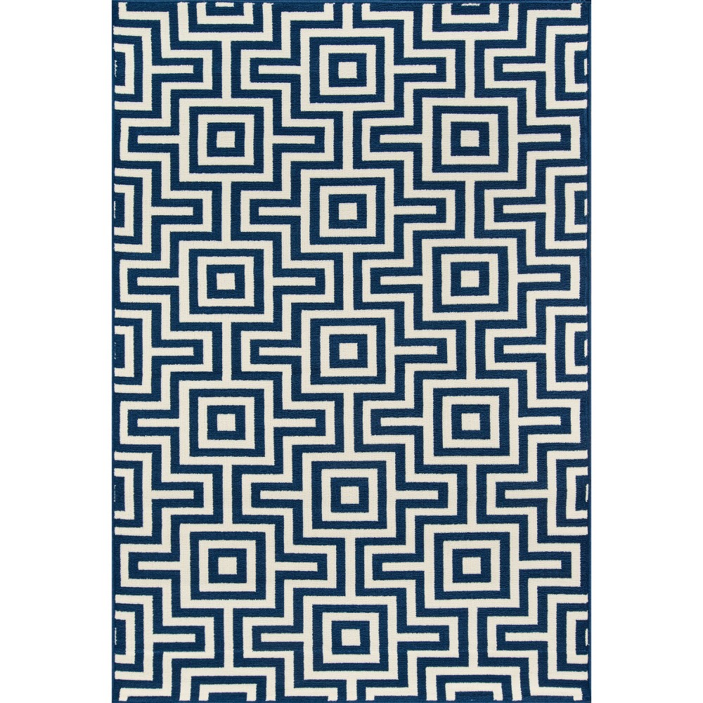 5'X8' Solid Area Rug Navy - Momeni