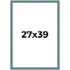 PosterPalooza | Simple Blue Picture Frame - UV Acrylic, Foam Board Backing, Hanging Hardware - 2 of 4