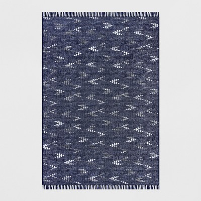 7' x 10' Staccato Outdoor Rug Navy - Threshold™