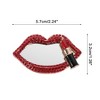 Unique Bargains Lip-shaped Mirror Phone Case Decoration 1 Pc - 3 of 4