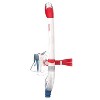 Speedo Adult Mask Snorkel Set - Red/White/Blue - 3 of 4