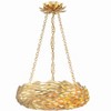 Crystorama Lighting Broche 6 - Light Chandelier in  Antique Gold - 3 of 4