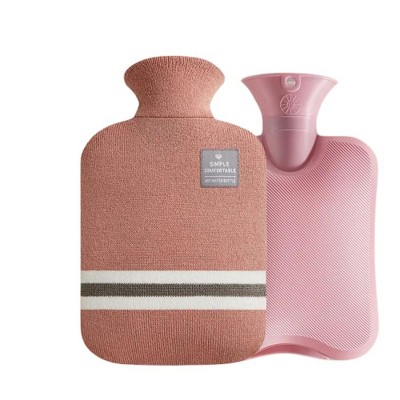 EBF Home Hot Water Pack,  Hot Water Bottle Bag for Hot and Cold Compress, Hand Feet Warmer, Ideal for Menstrual Cramps, Neck and Shoulder Pain Relief