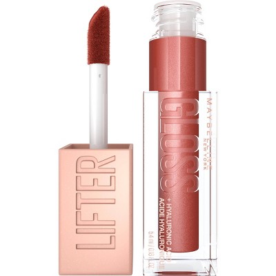 Maybelline Lifter Gloss Plumping Lip Gloss with Hyaluronic Acid - 16 Rust - 0.18 fl oz