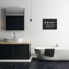 Stupell Industries Five Star Funny Word Bathroom Black And White Design Framed Giclee Art - 2 of 4
