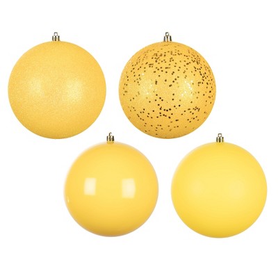 Vickerman Yellow Ball Ornament
