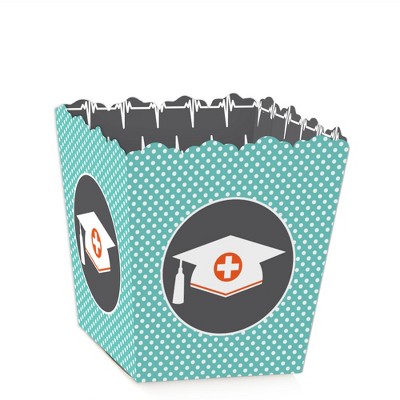 Big Dot of Happiness Medical School Grad - Party Mini Favor Boxes - Doctor Graduation Party Treat Candy Boxes - Set of 12