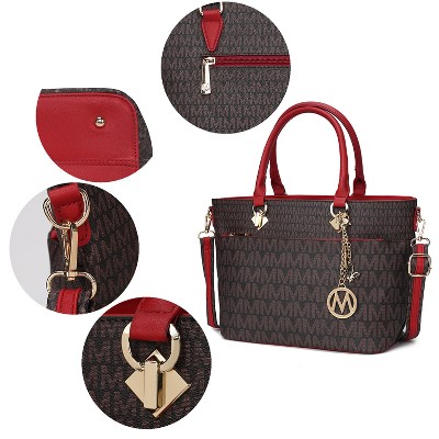 MKF Collection Yonah Signature Fashion Women’s Tote Handbag by Mia K - Purple — фото 3