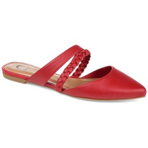 Journee Collection Womens Olivea Slip On Almond Toe Mules Flats - 1 of 4