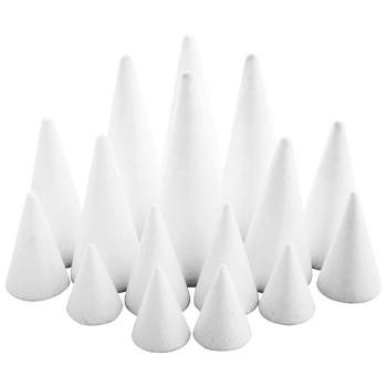 Bright Creations 6 Pack Foam Cones - Arts And Crafts Supplies, Diy Handmade  Gnomes, Christmas Tree Decor, 3.8 X 9.5 In : Target