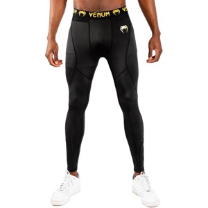Venum G-Fit Compression Spats - Black/Gold - 1 of 2