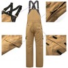 Alpine Swiss Men’s Insulated Snow Bib Overalls Waterproof Winter Ski & Snowboard Pants with enhanced technical features - 3 of 4