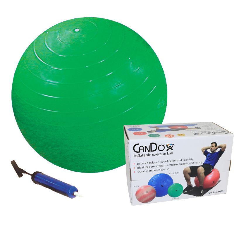 CanDo Inflatable Exercise Ball, 2 of 4