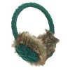 Cable Knit Adjustable Earmuffs With Faux Fur_Nirvanna Designs - 3 of 4