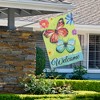 Northlight Welcome Butterflies Outdoor House Flag 28" x 40" - 3 of 4