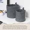 Bigso Soft Hang Around Small Hanging Storage Basket for Wall & Closet - 6.7" x 6.7" - 3 of 4