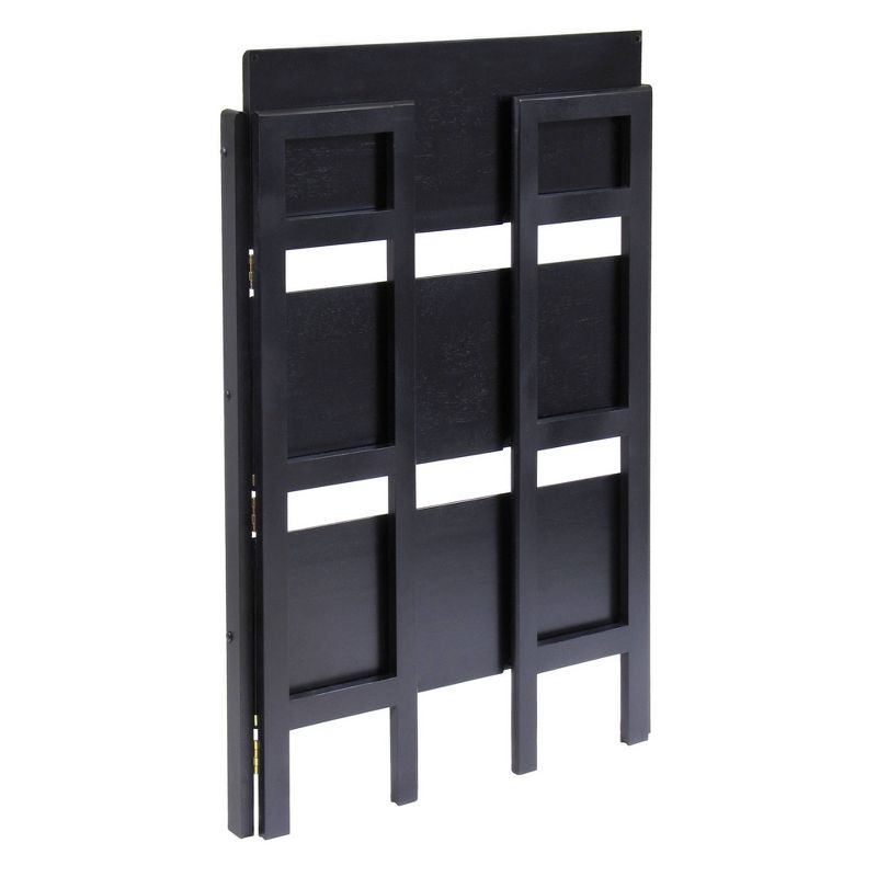 3pc 38.54" Torino Set Fabric Basket and Folding Bookcase Black - Winsome
, 4 of 6