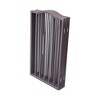 Chery Life Pet Gate - Dog Gate for Doorways, Stairs or House ¨C Freestanding, Folding, brown, Arc Wooden - 4 of 4