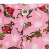 Seven Times Six Dr. Seuss The Grinch Girls' Yoga Grinch and Max Fleece Pajama Pants Pink - 3 of 4