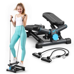 New MERACH Mini Stepper Exercise Equipment with Resistance Bands for Full Body - 1 of 4