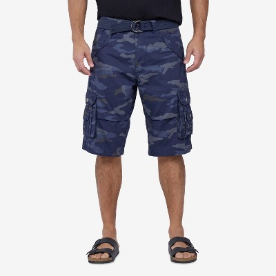 X RAY Men's Classic Fit 12.5" Inseam Knee Length Cargo Shorts (Big & Tall)