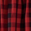 Park Designs Buffalo Check Bear Applique Shower Curtain - Red - image 3 of 4