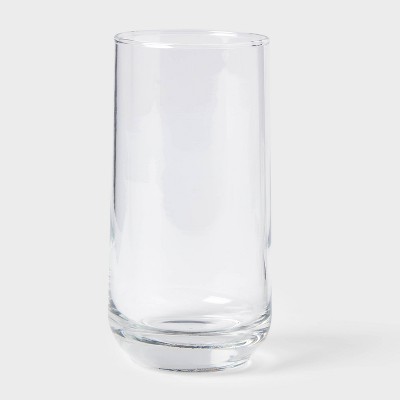 Clear Heavy Base Cooler Straight Shape Tall Glass Cup (15052102