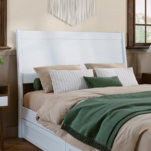 AFI Furnishings Richmond Twin Solid Wood Headboard with Attachable Charger in Light Toffee - 1 of 4
