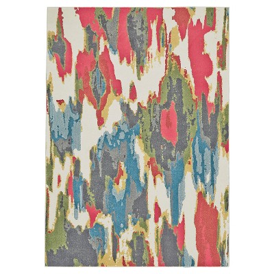 2'2"x4' Tie Dye Design Woven Accent Rugs Sorbet - Weave & Wander